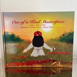 One of a Kind Masterpiece Hardcover Book - Sunset Illustration